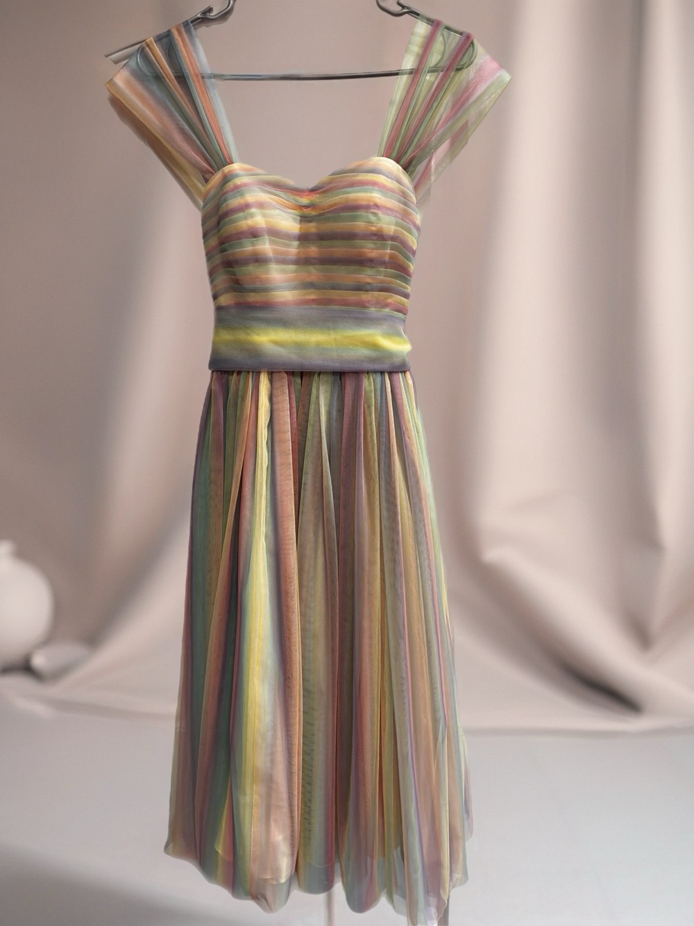 Voodoo Vixen Blush Pink Vintage-Inspired Dress Women’s Size S